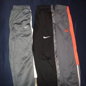 Boys Nike and Adidas joggers